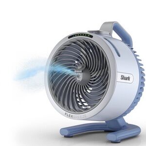 Shark FlexBreeze White and Gray Portable Fan